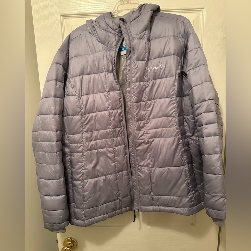 2X Columbia Thermal Coil Jacket in Light Gray